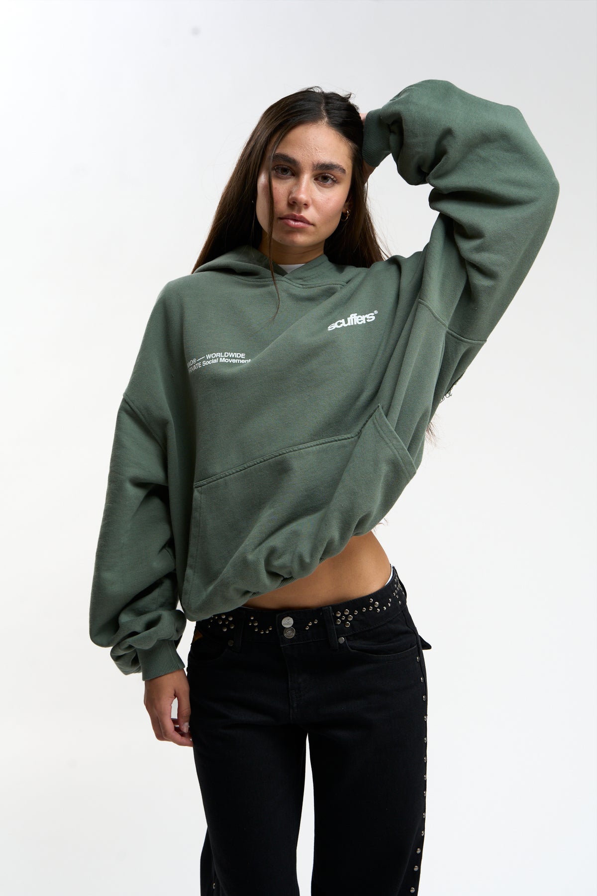 Worldwide Green Hoodie