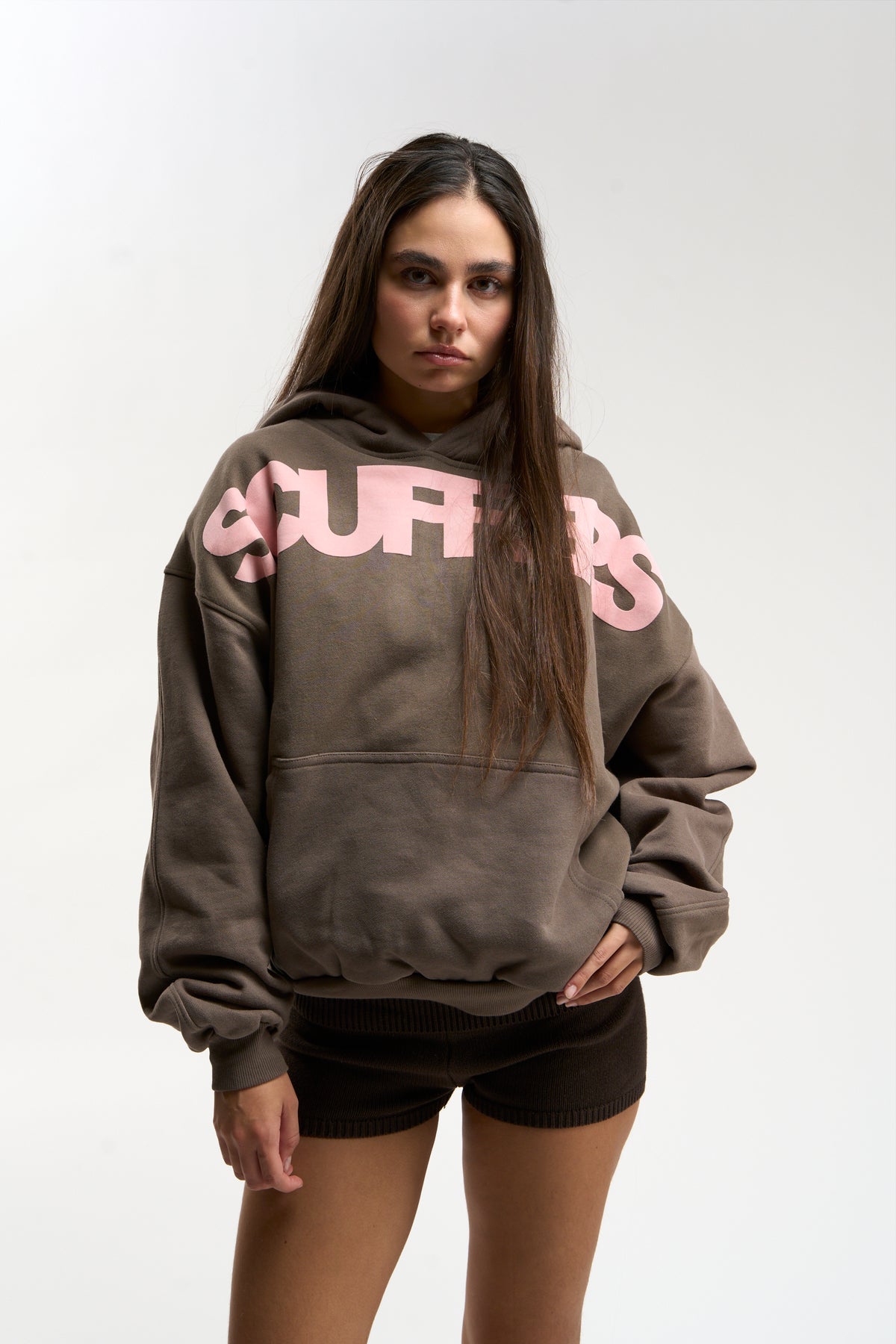 Flock Brown Hoodie