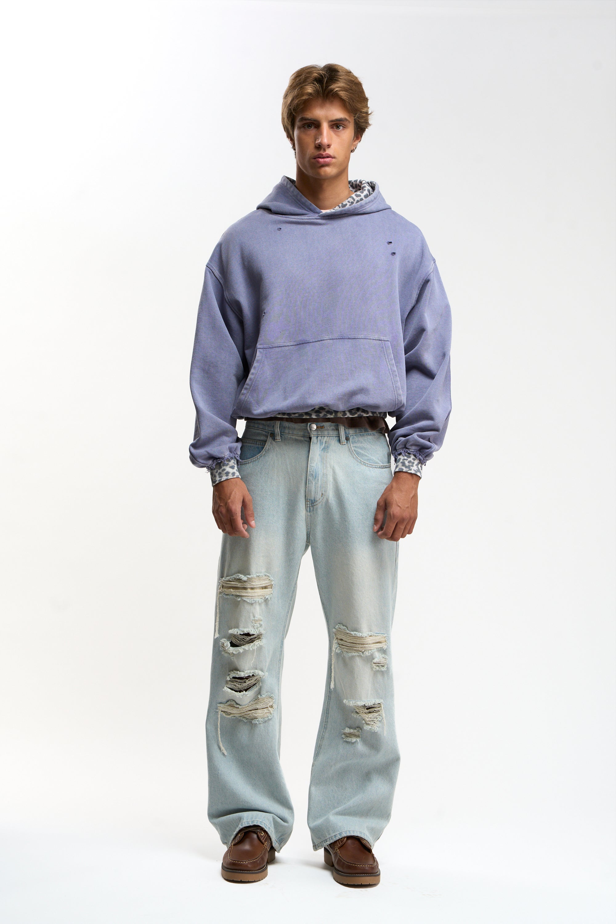 Leo Purple Hoodie