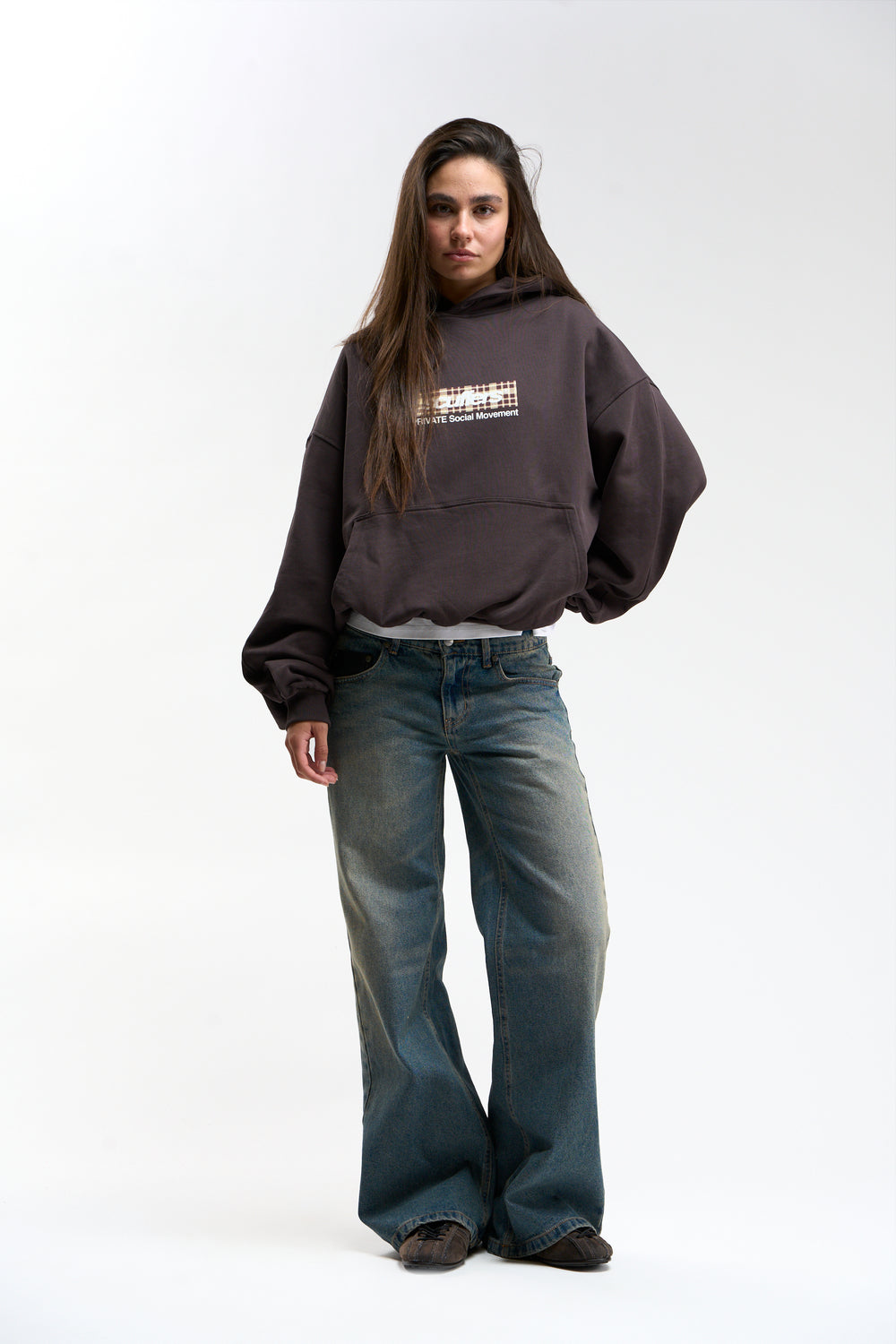 Private Brown Hoodie