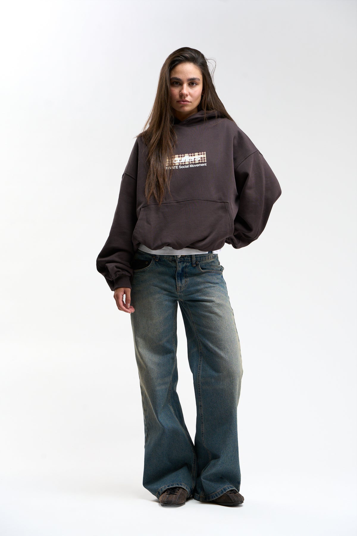Private Brown Hoodie