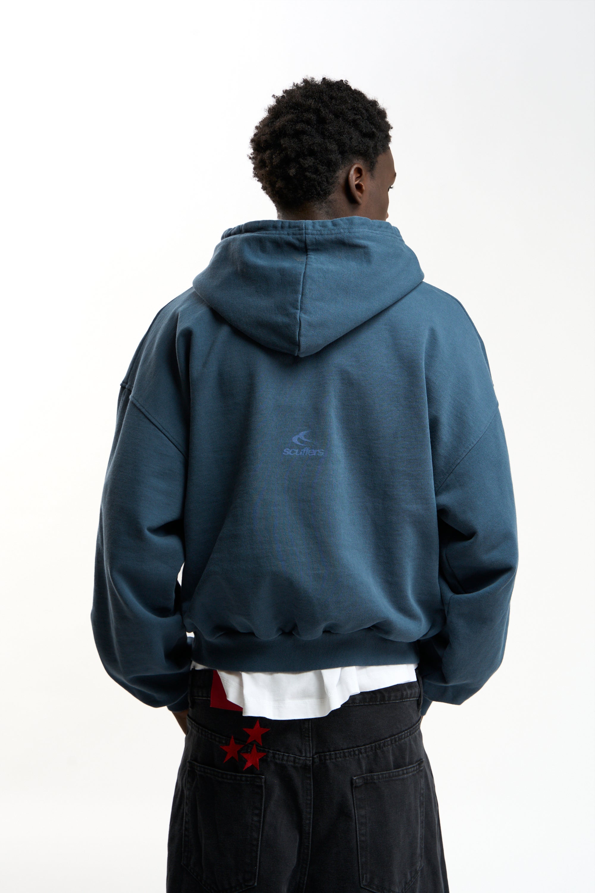 Raw Blue Hoodie