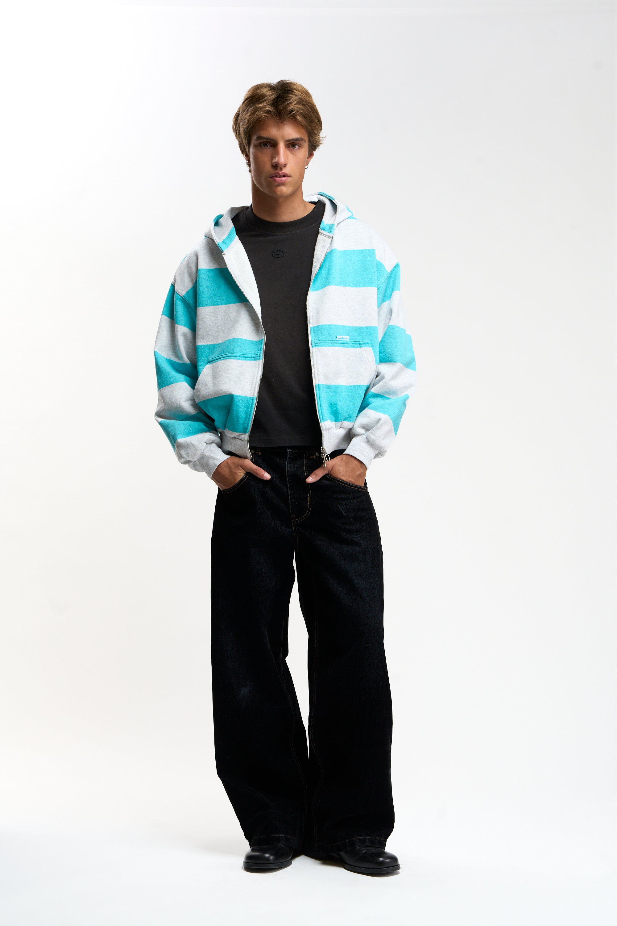 Club Turquoise Zipper