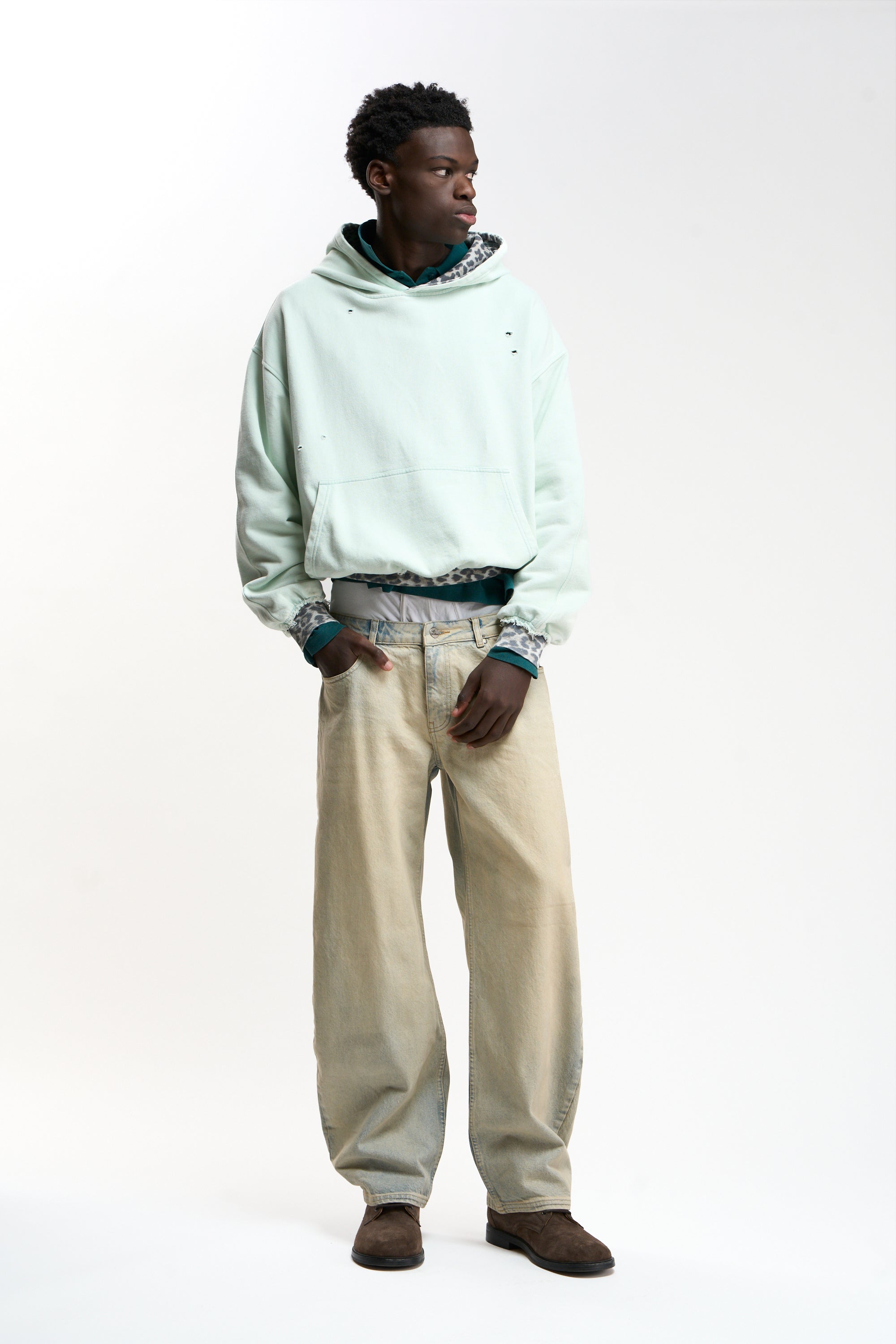 Leo Light Blue Hoodie