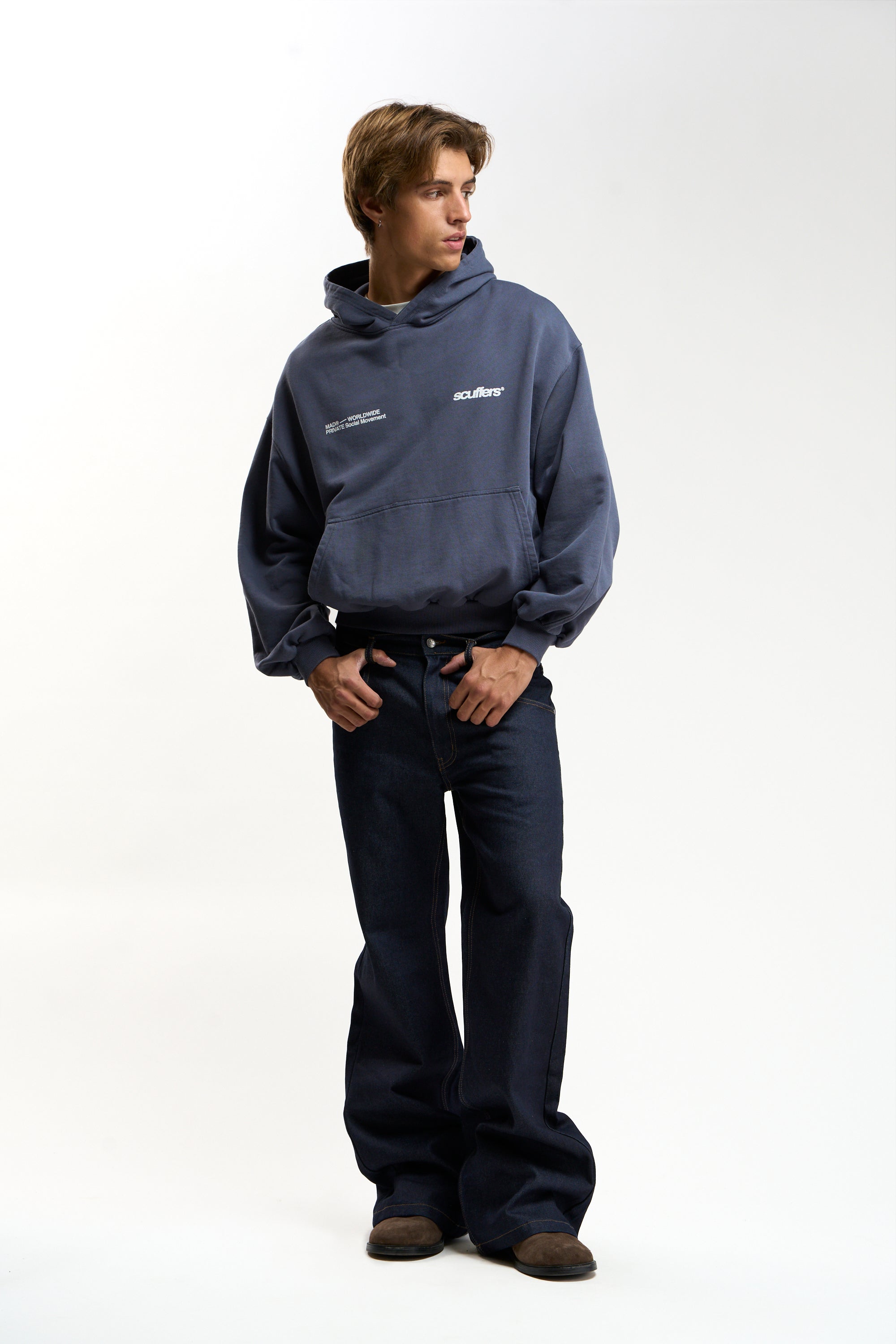 Worldwide Blue Hoodie