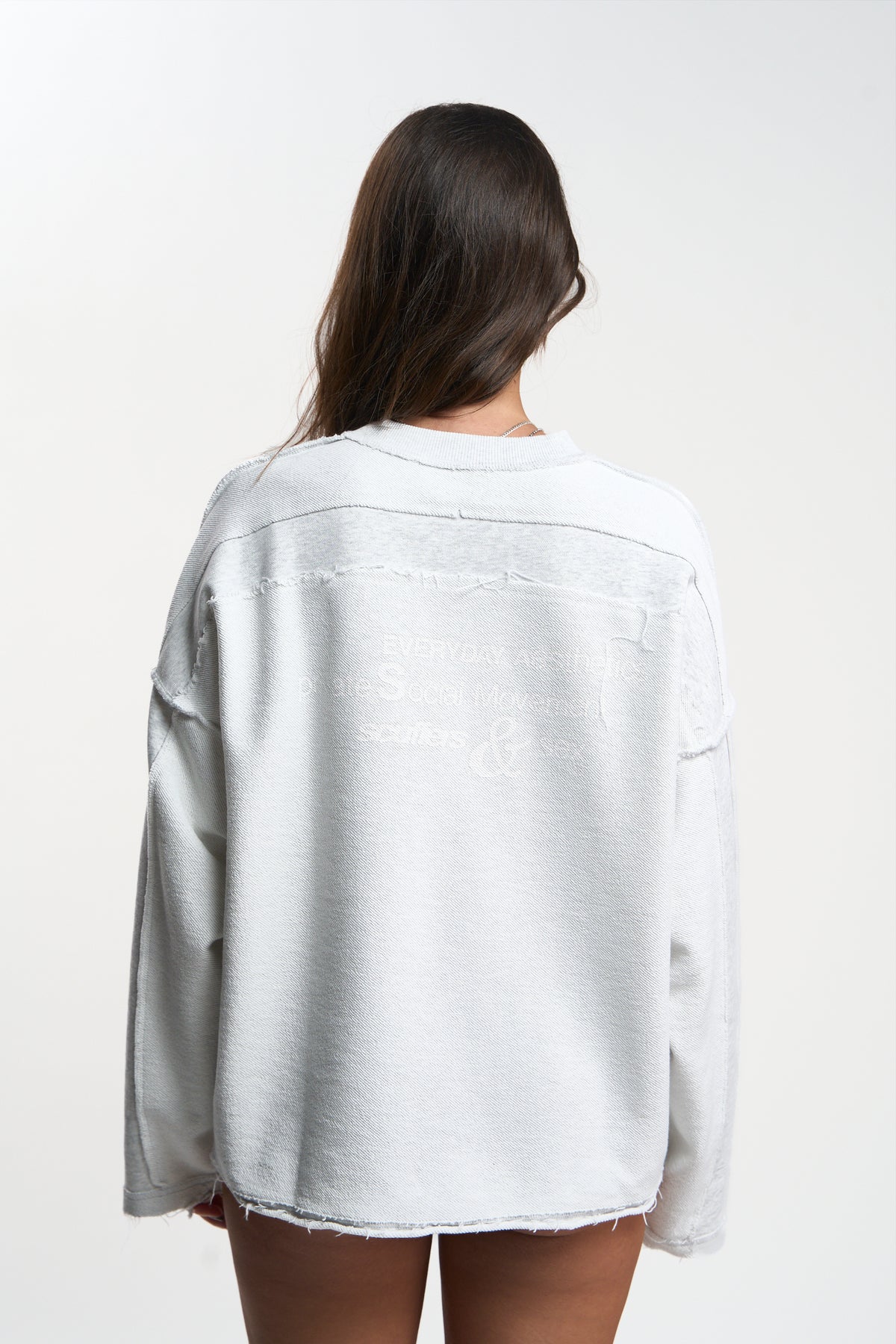 Dye Tech Grey Melange Sweatshirt