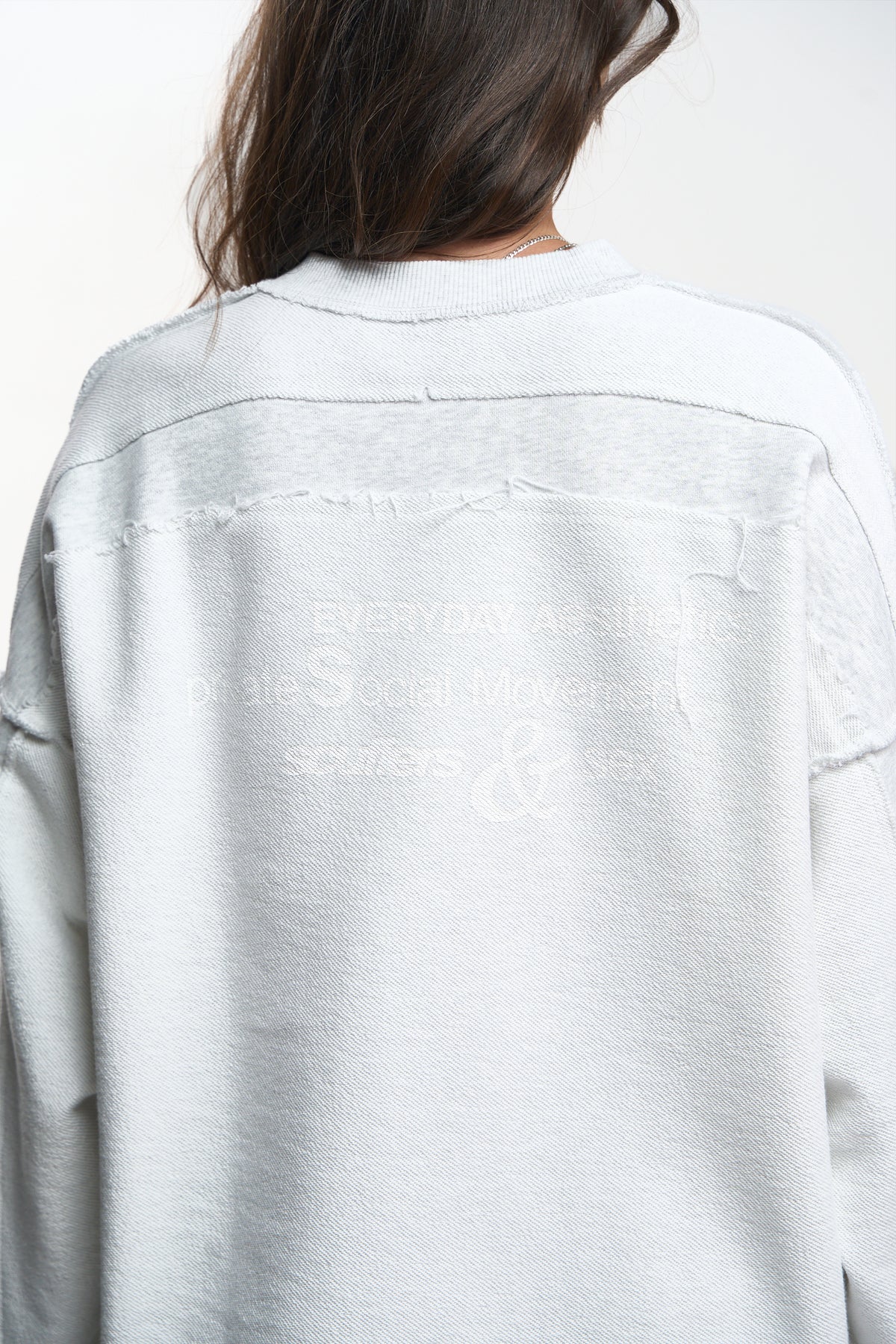 Dye Tech Grey Melange Sweatshirt