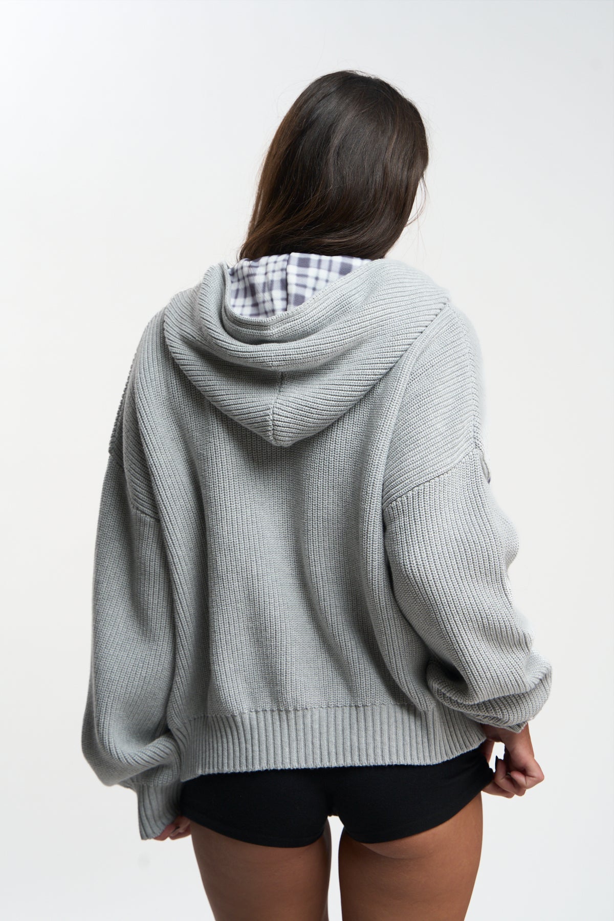 Brooks Grey Knit Zipper