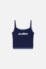 Jazzy Navy Top