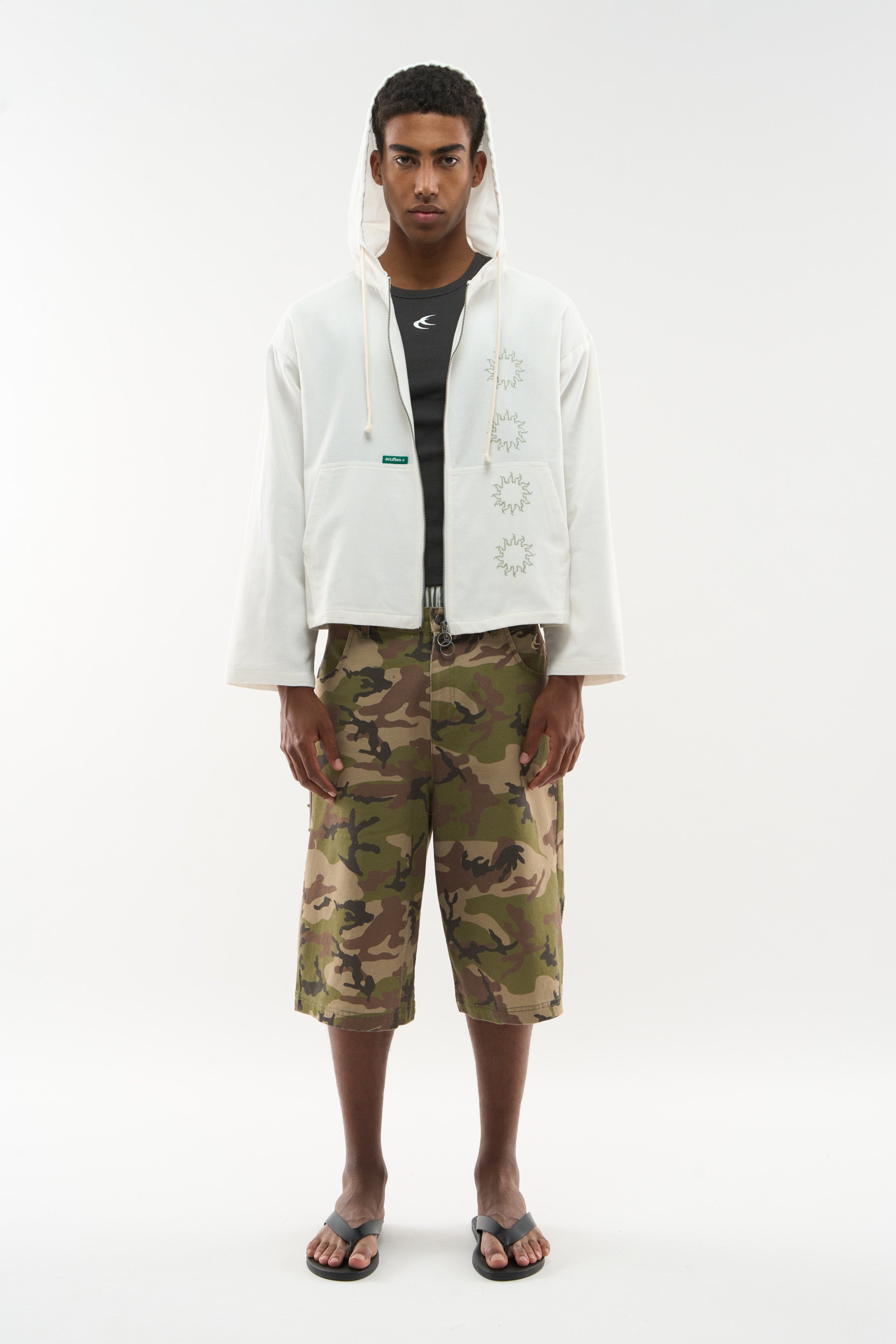 Masia Ecru Zipper