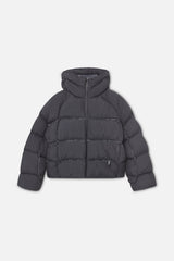 Marble Dark Grey Puffer Jacket