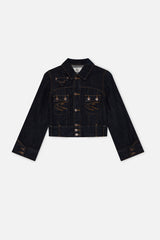 Marine Dark Blue Denim Jacket