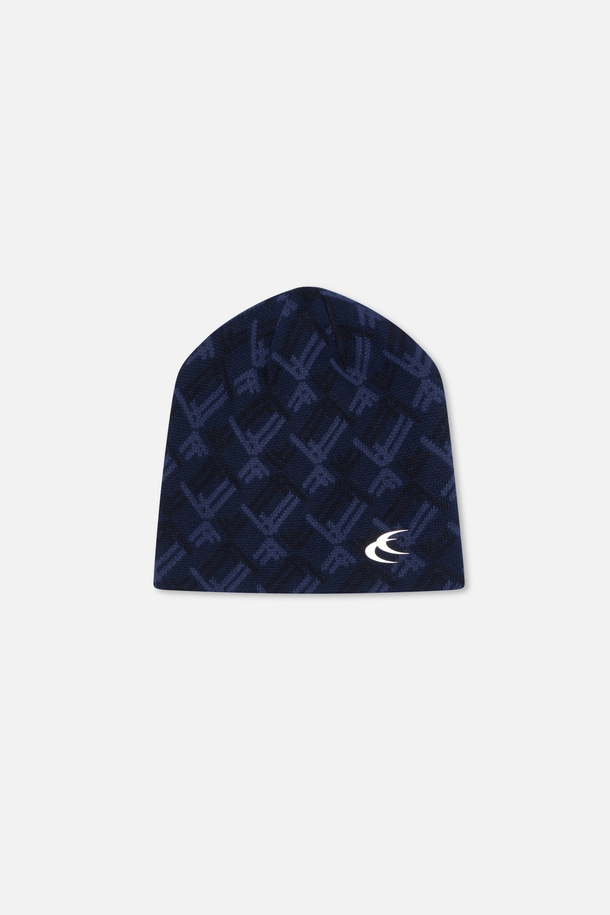 Monogram Navy Beanie