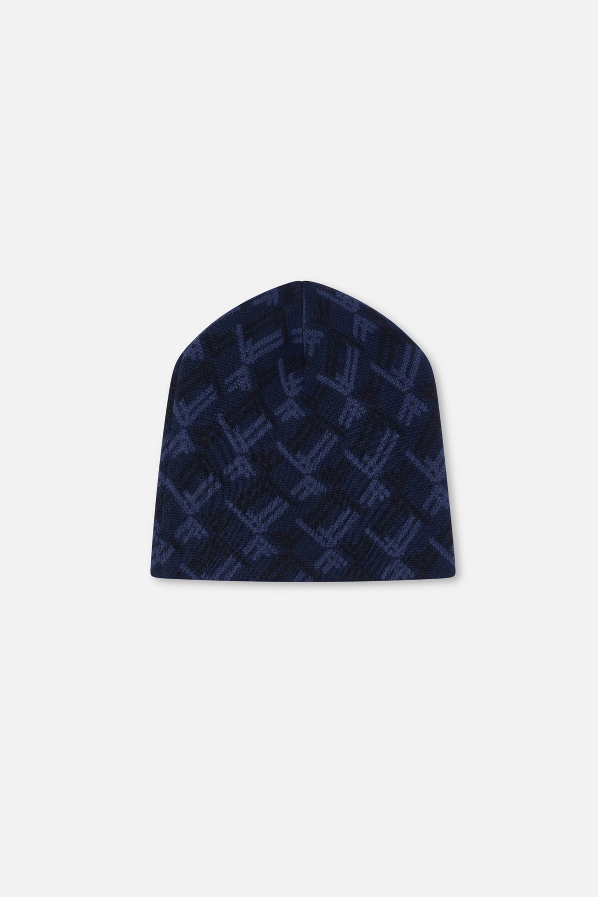 Monogram Navy Beanie