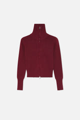 Nusa Burgundy Zipper