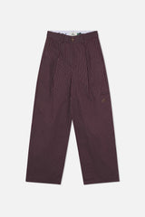 Pinstripe Burgundy Pants