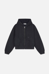 Pinstripe Dark Work Jacket