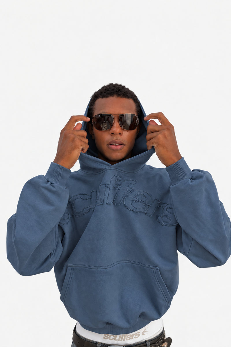 Raw Blue Hoodie