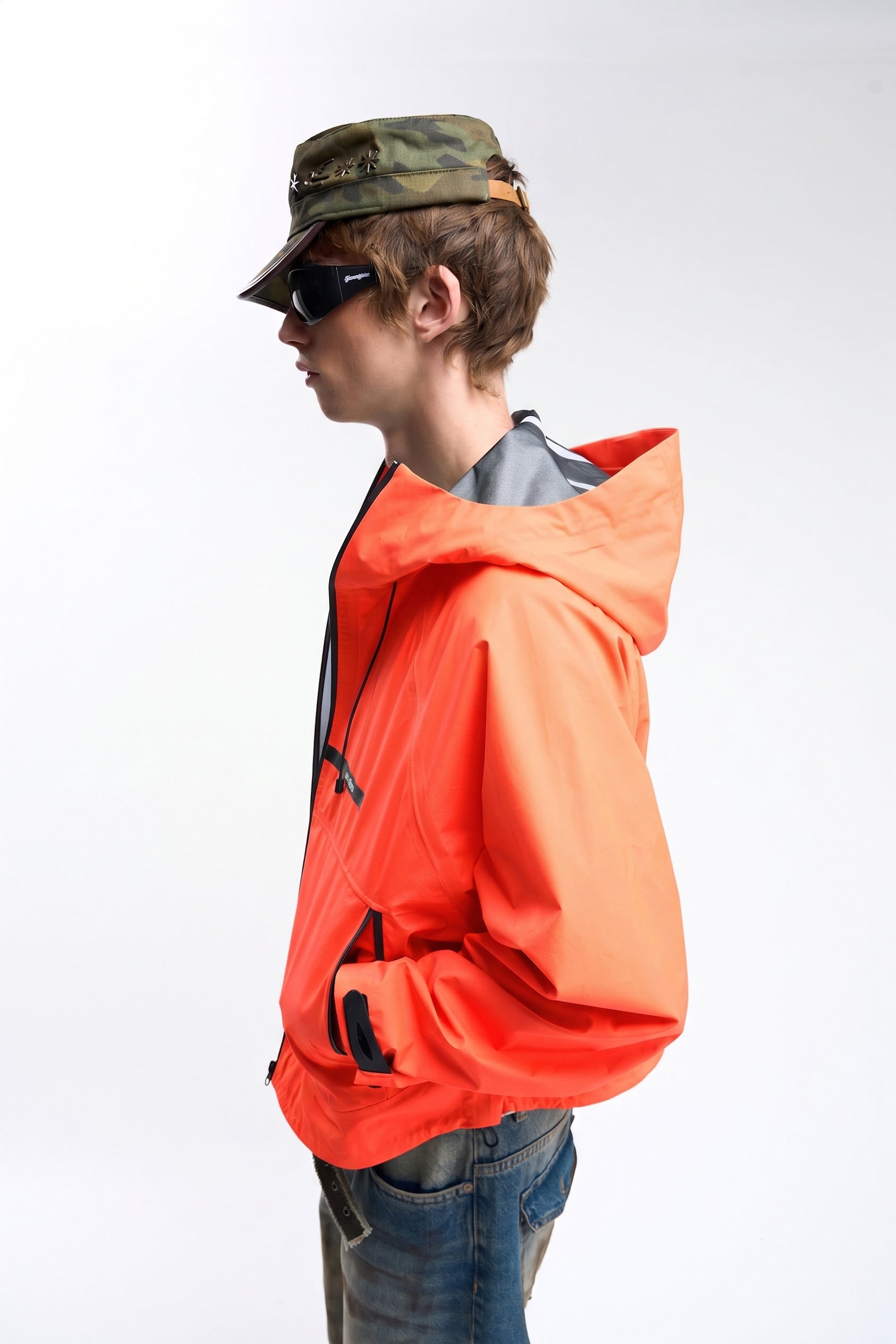 Essence Orange Windbreaker
