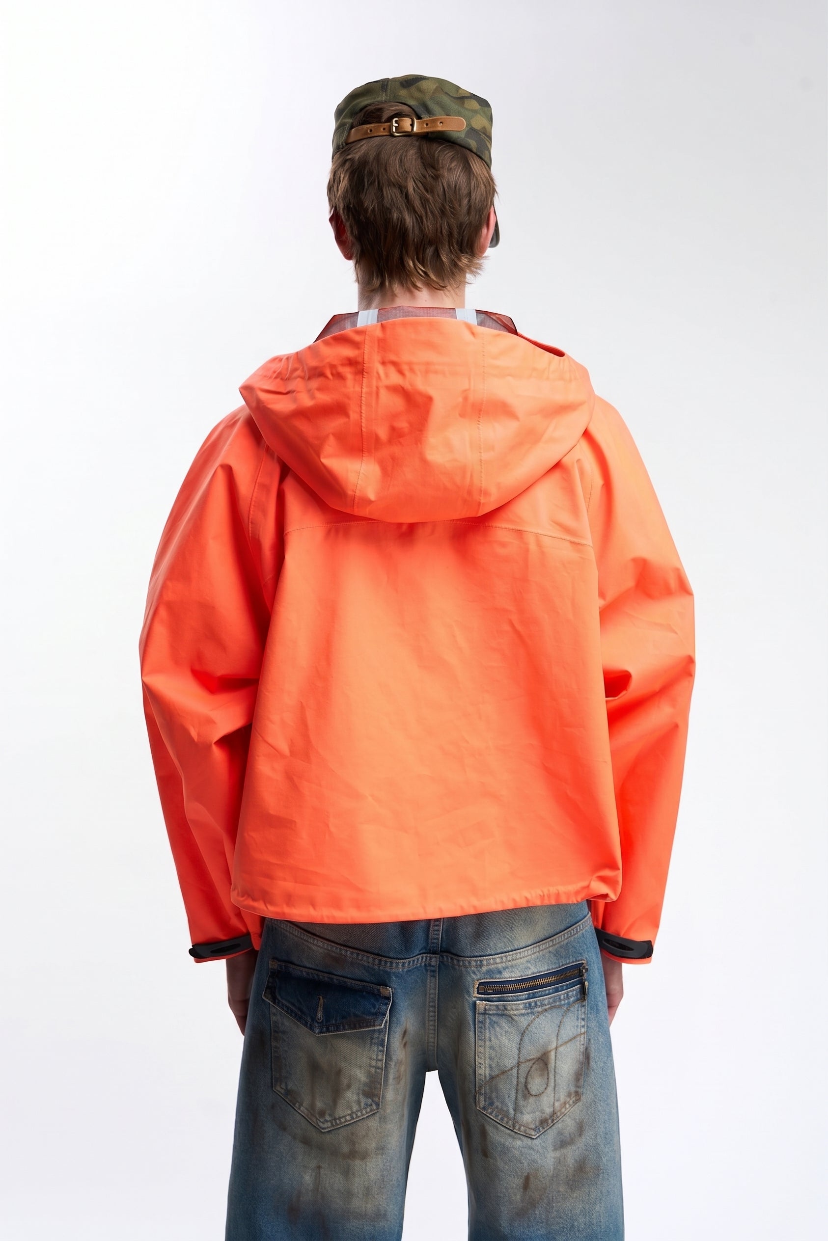 Essence Orange Windbreaker