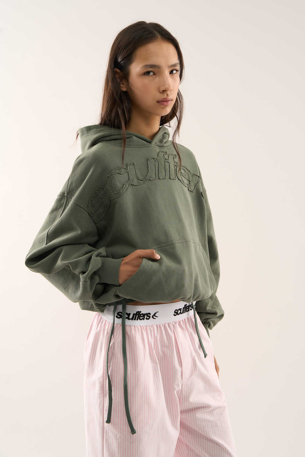 Raw Green Hoodie