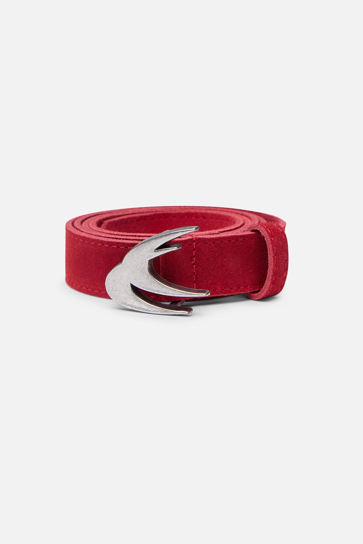 Suede Red Belt