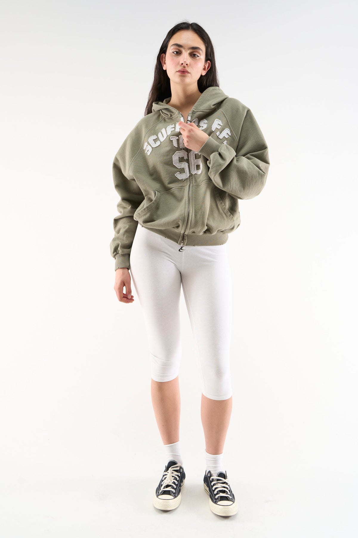 Omega Green Zipper
