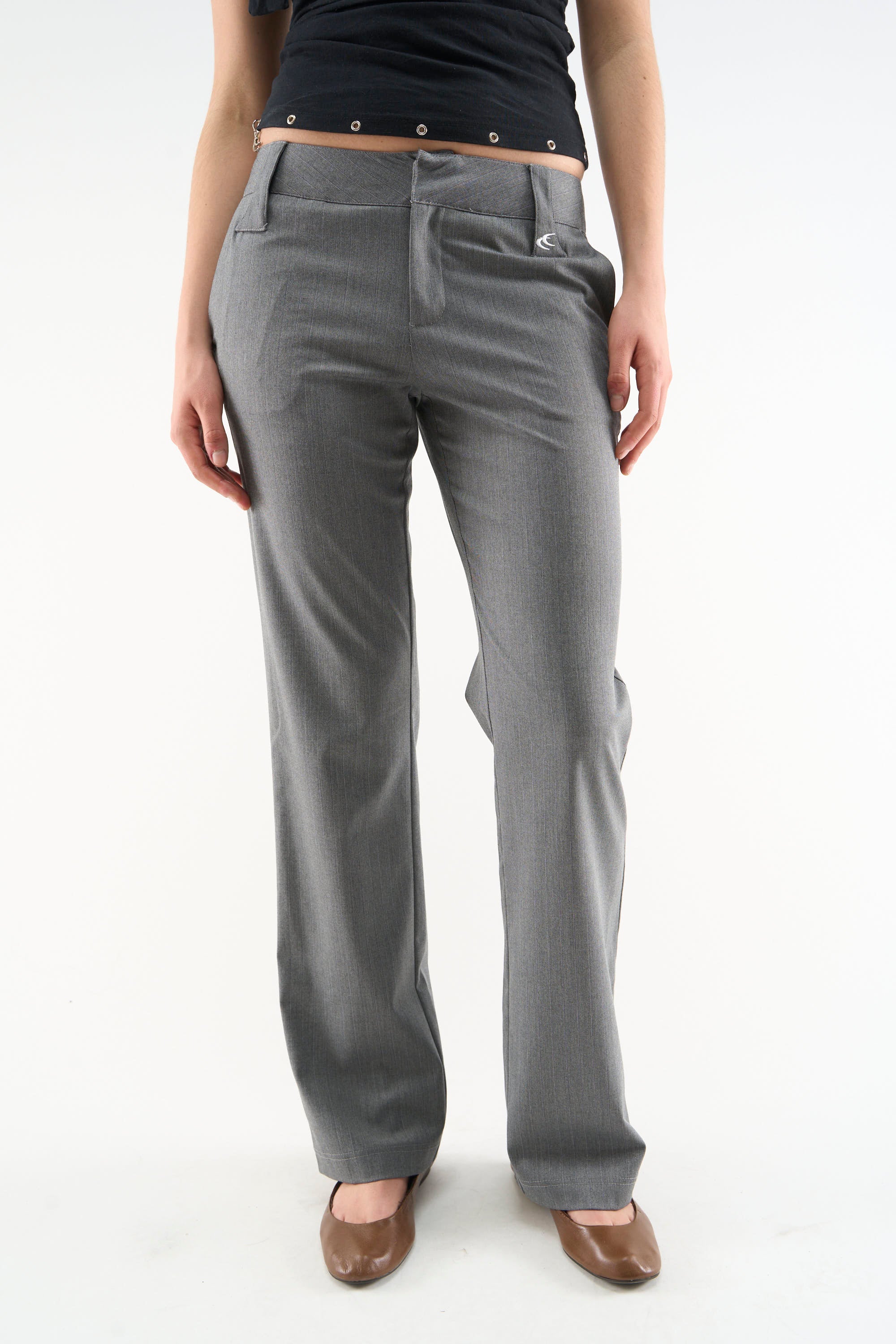 Tailoring Grey Striped Pants