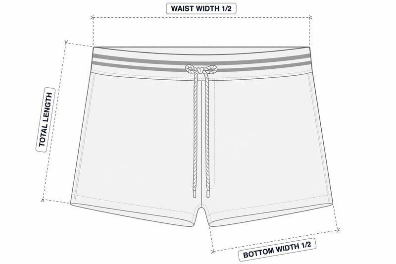 Athletic White Shorts