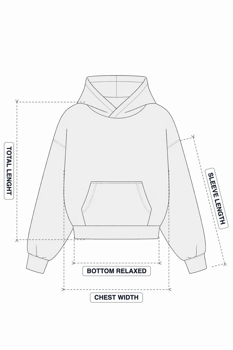 Raw Light Grey Hoodie