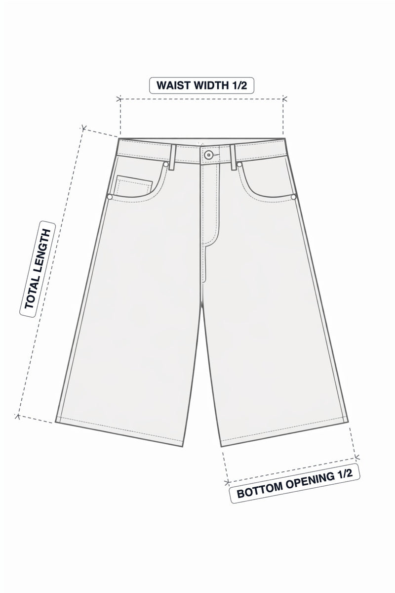 Roster Black Jorts