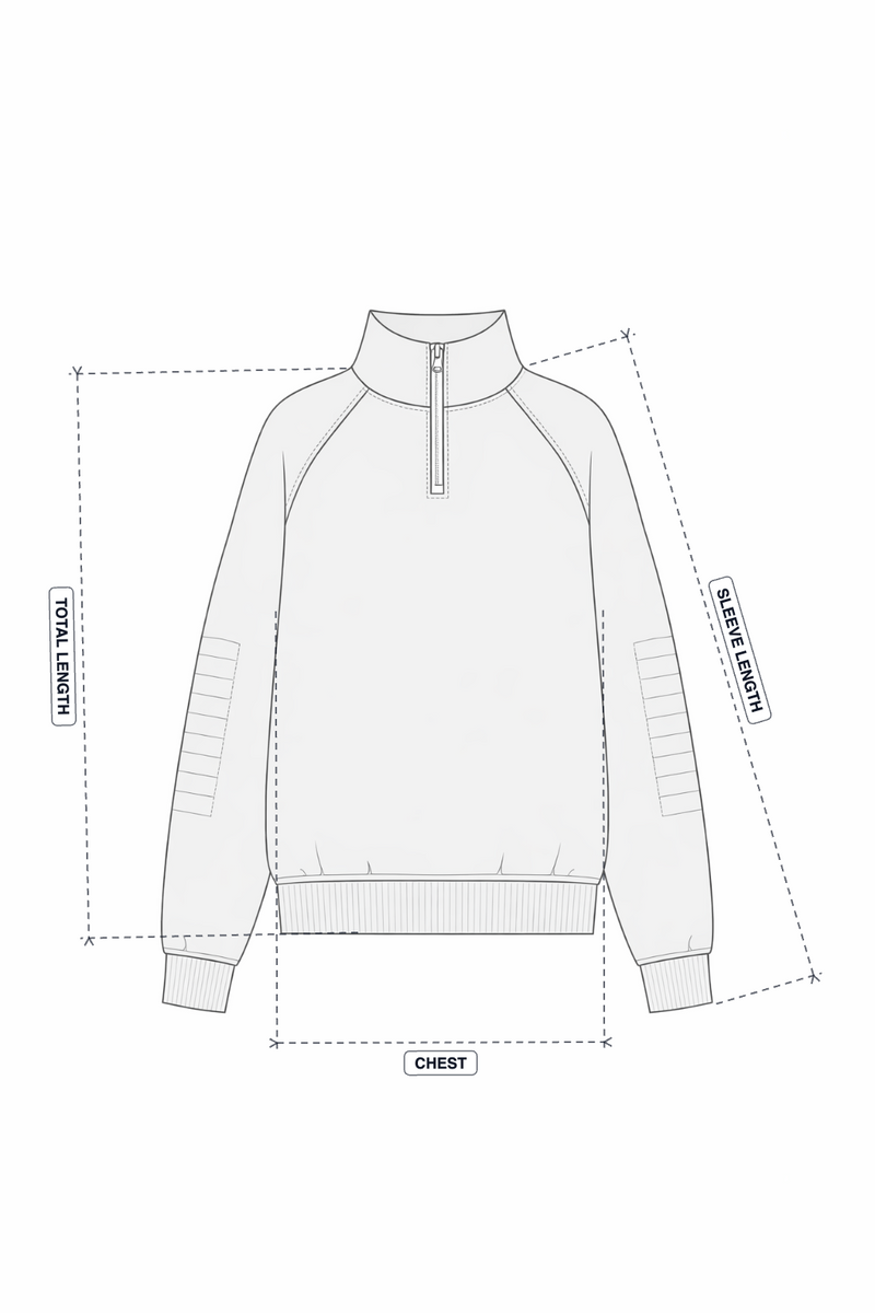 Bow Quarter Green Zip