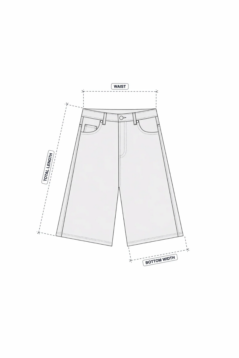 OPS Burgundy Jorts