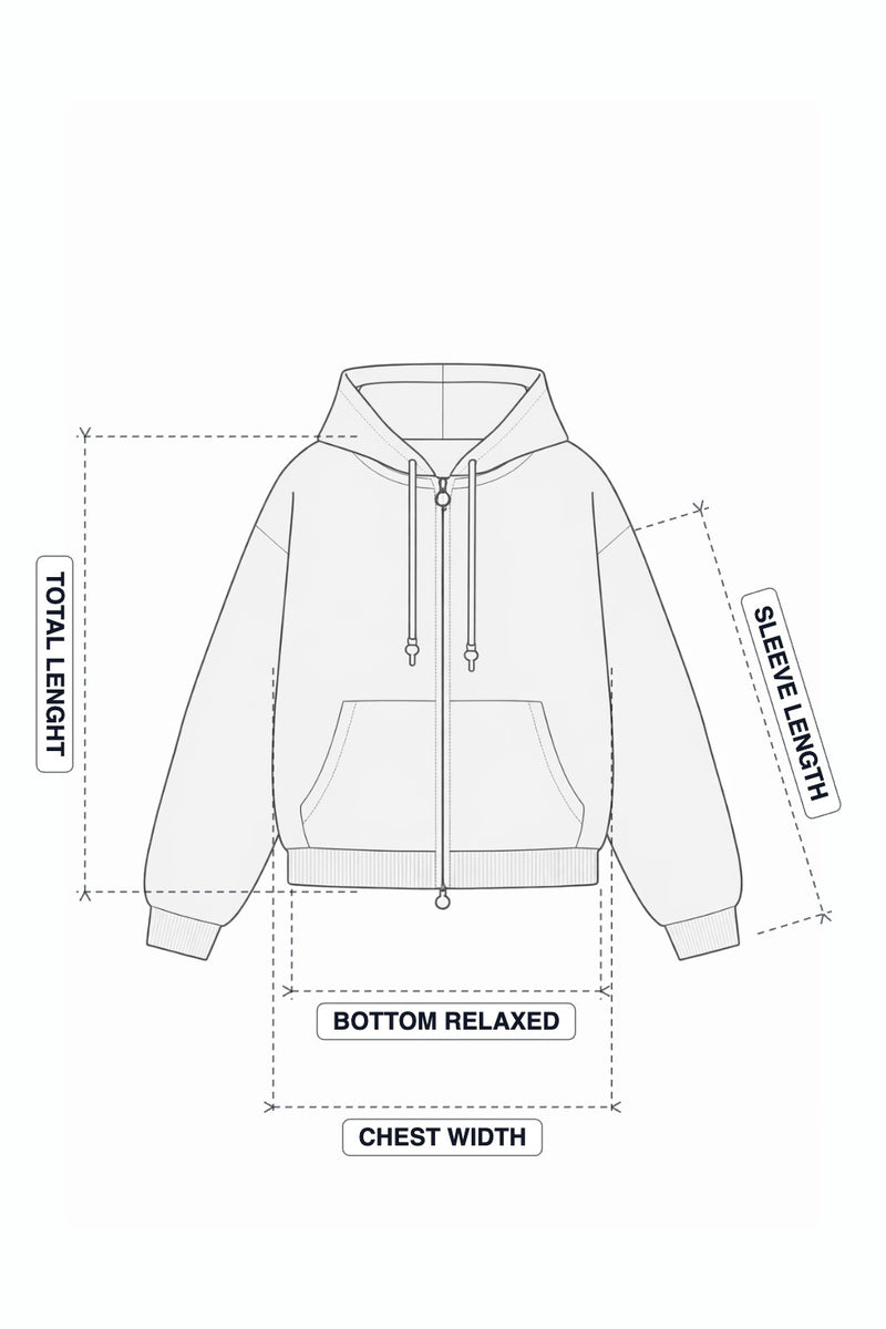 Flame Navy Zipper