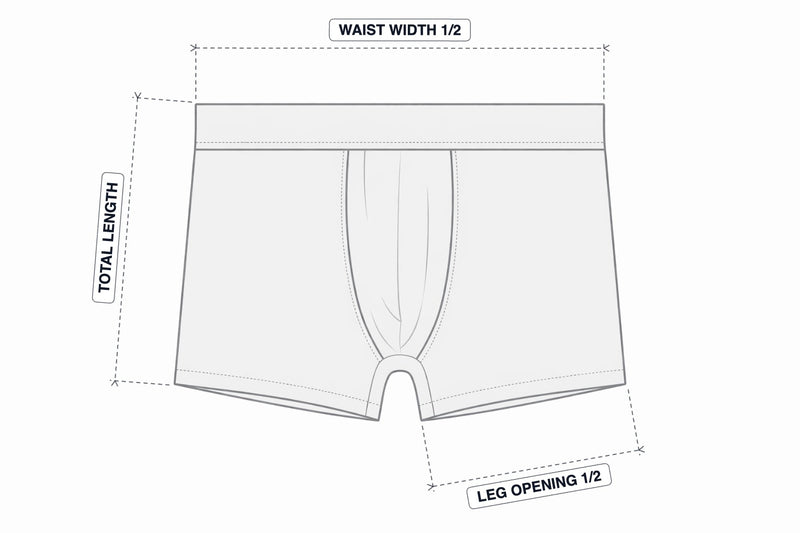 Basic Brief White & Grey Melange Boxers