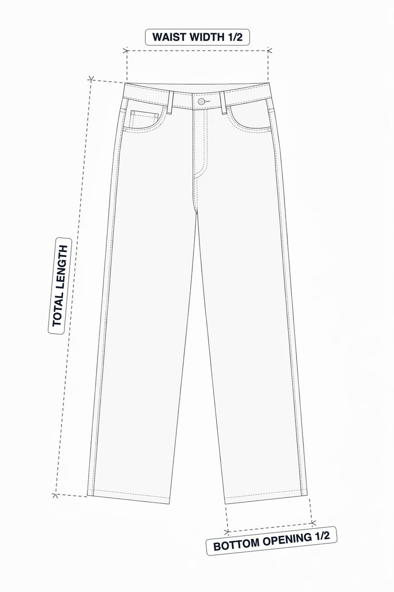 Eyelet Light Blue Pants